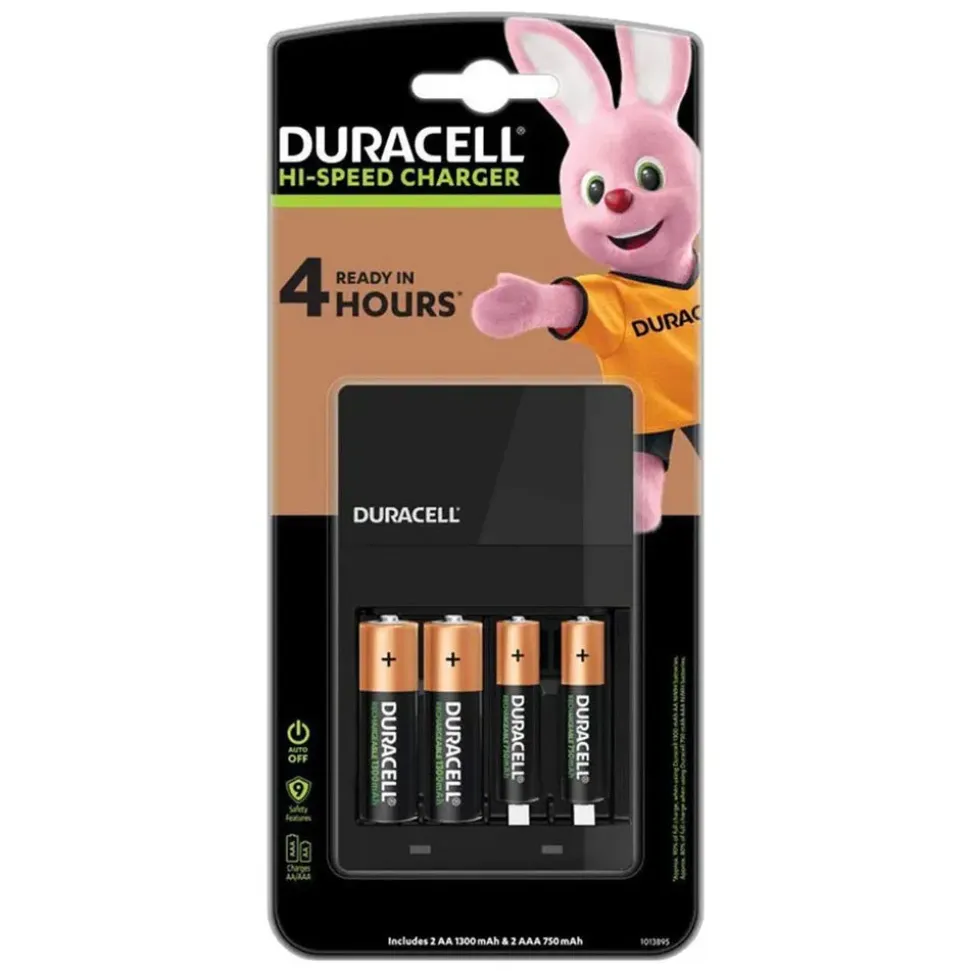 Duracell Cargador de batería 2 AA 2 AAA 4H