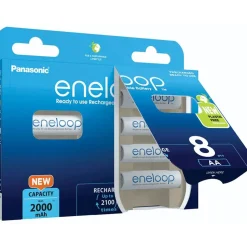 Eneloop Pila recargable BK-3MCDE/8BE 2000mAh 8 unidades