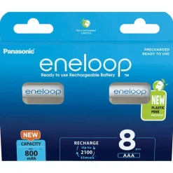 Eneloop Pila recargable BK-4MCDE/8BE 800mAh 8 unidades