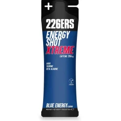 226ERS Bebida energética monodosis Shot Xtrem 250mg CAFF Energía azul 60ml