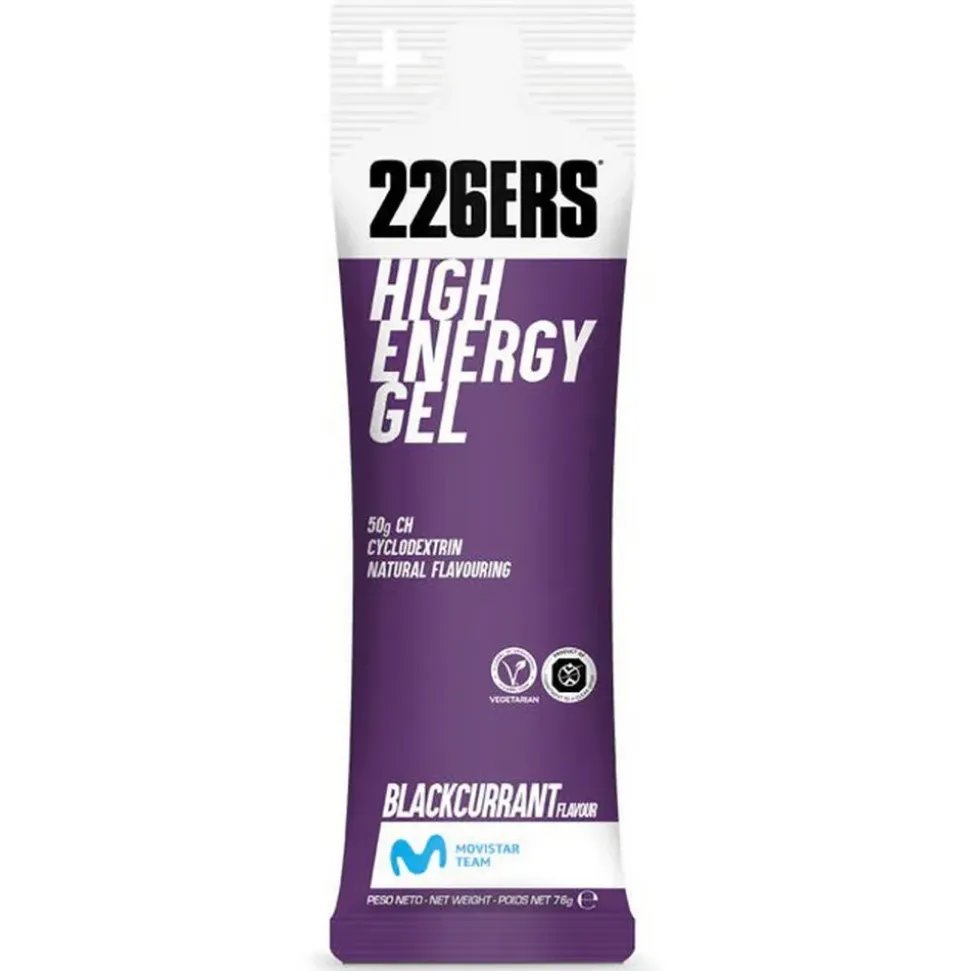 226ERS Caja de geles energéticos Grosella negra High 76g 6 unidades