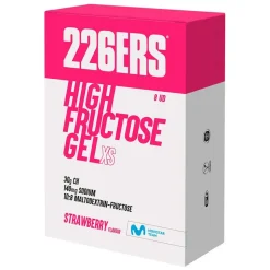 226ERS Caja de geles energéticos High Fructose Fresa 44g 8 unidades