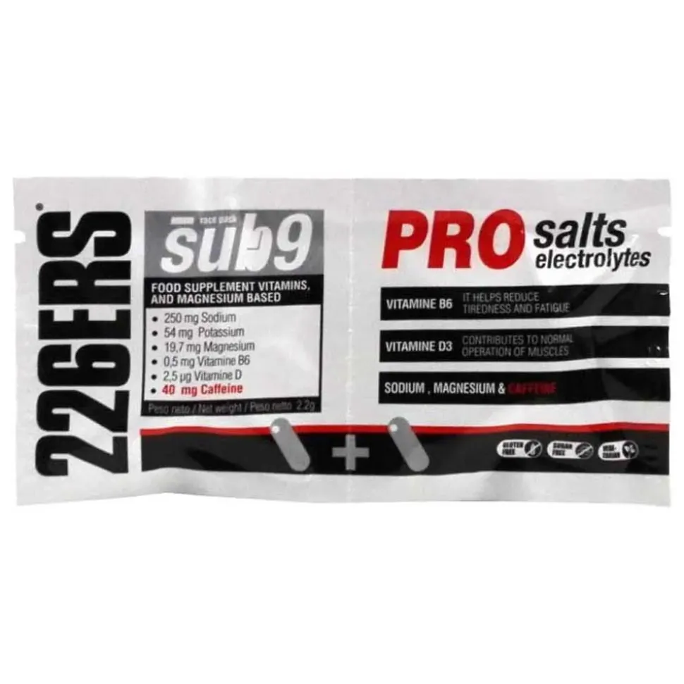 226ERS Cápsulas Sub9 Pro Salts Electrolytes Duplo Sabor Neutro 40 unidades
