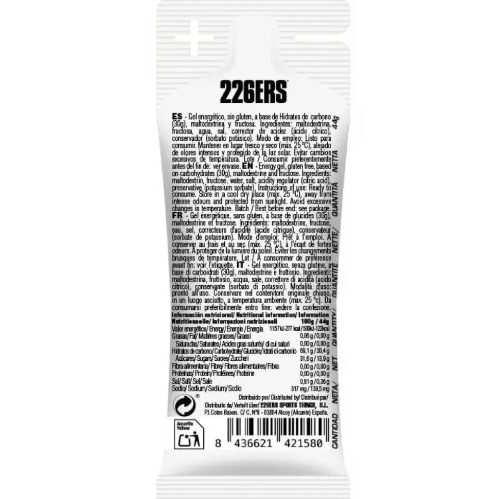 226ERS Gel energético High Fructose Sabor Neutro 44g