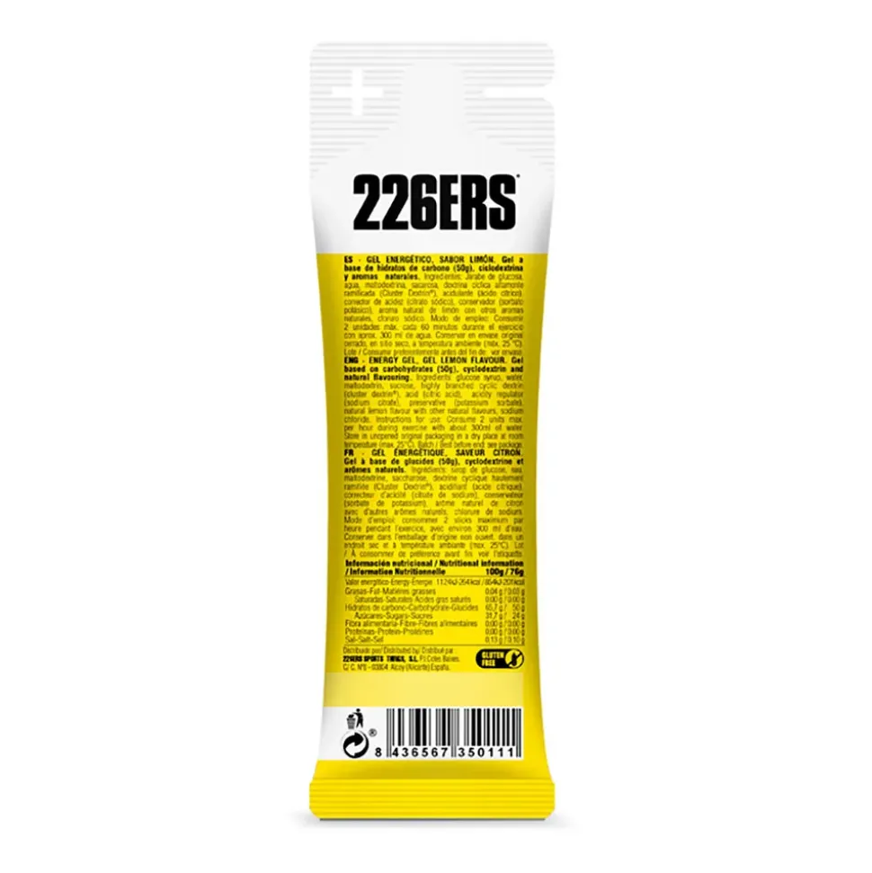 226ERS Gel energético High Limón 76g