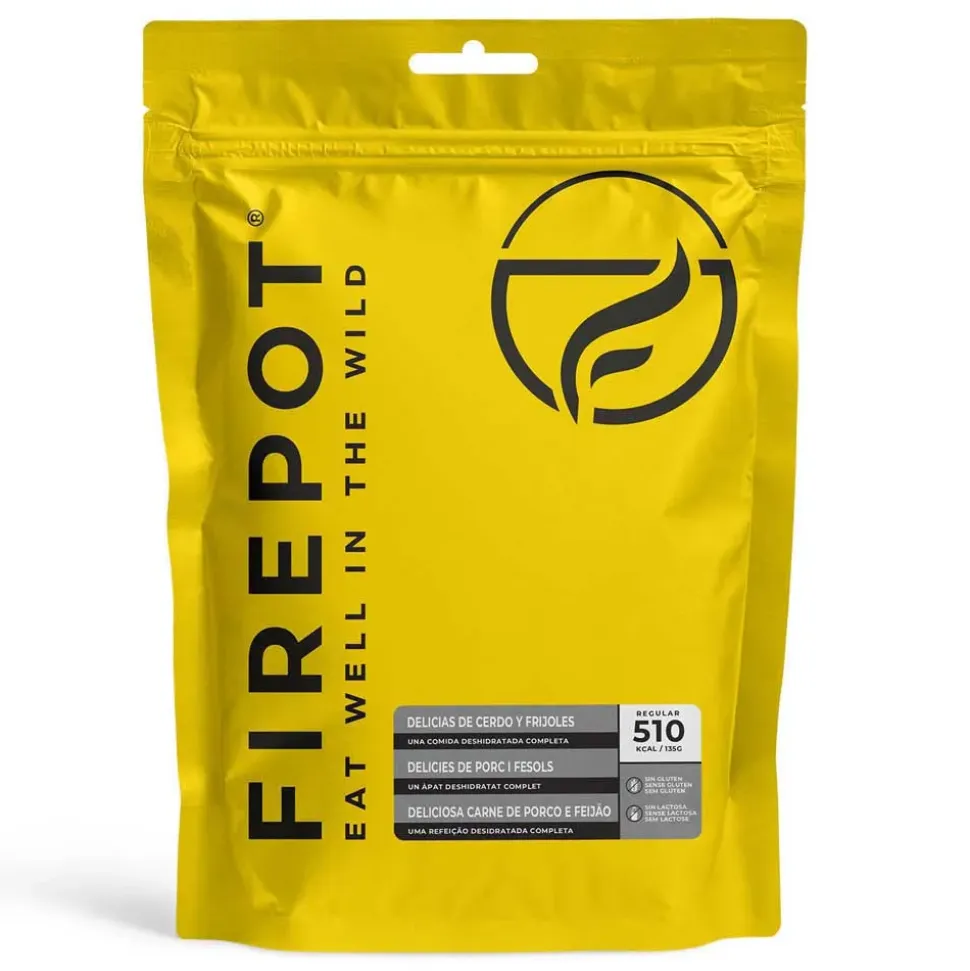 Firepot Delicias de cerdo y frijoles Regular