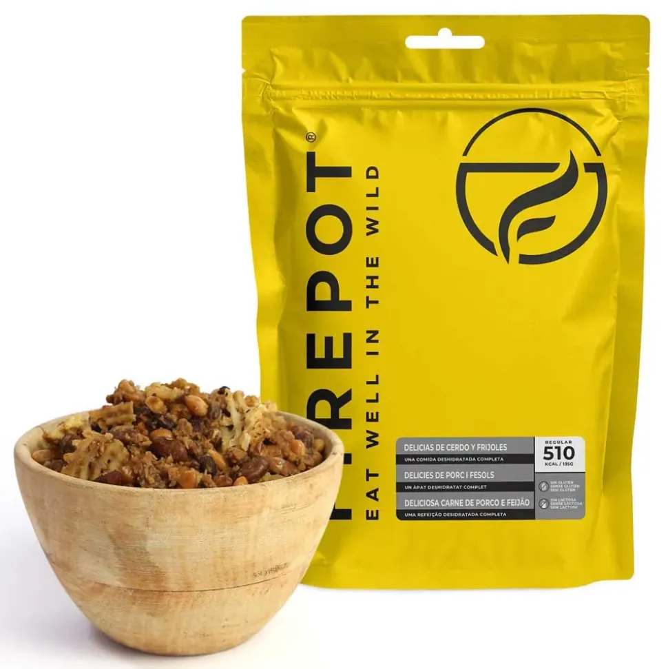 Firepot Delicias de cerdo y frijoles Regular