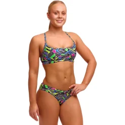 Funkita Sujetador deportivo de impacto medio FKS026