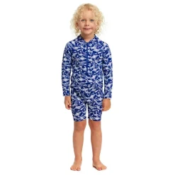 Funky Trunks Shorty UV de manga larga con cremallera frontal Go Beached Bro
