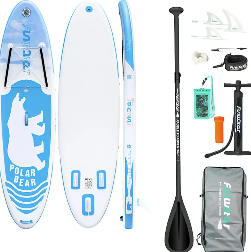 Funwater Set de paddle surf hinchable SUPFW07A