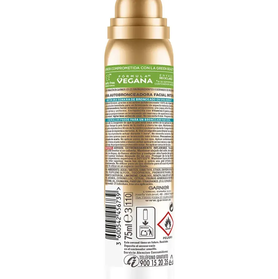 Garnier Bruma Autobronceadora Facial Deli 75ml