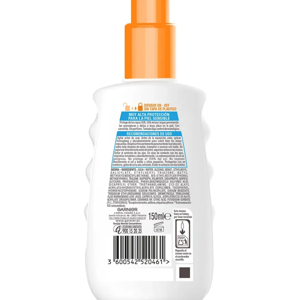 Garnier Spray Protector Deli Advanced Ceram Ip50+ 150ml