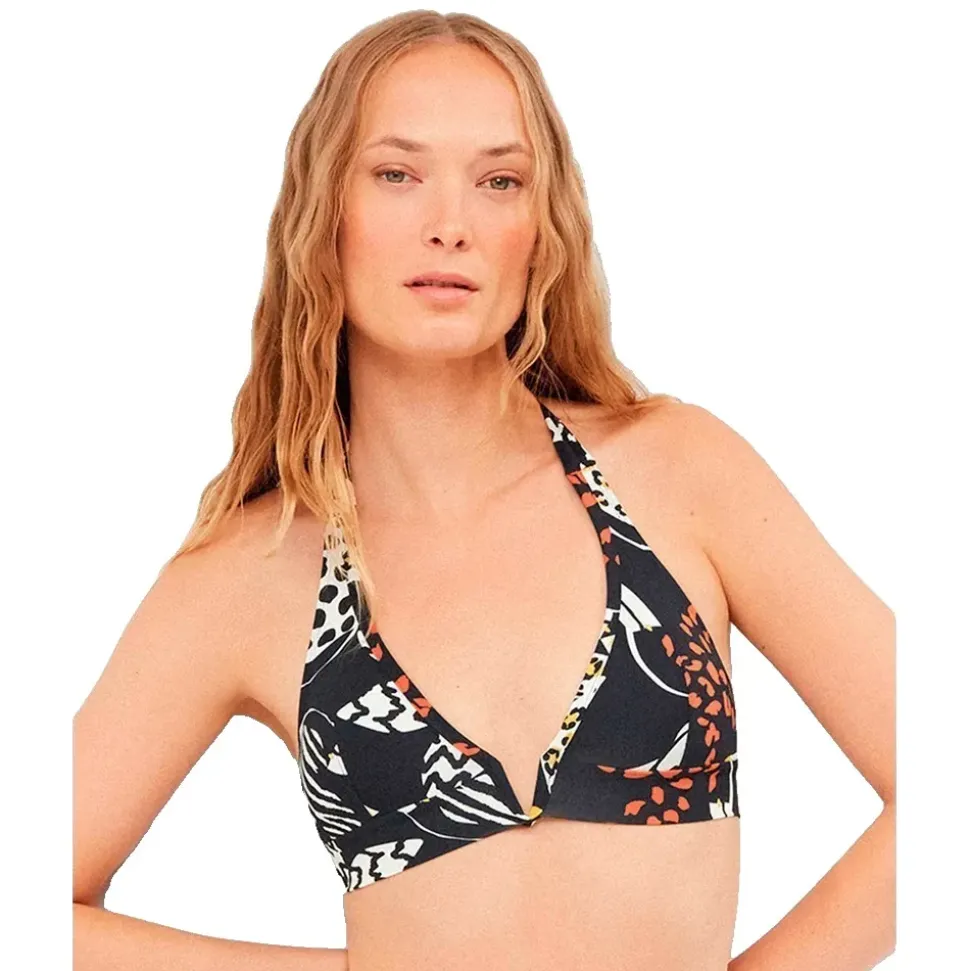 Gisela Top de bikini Printed Halter