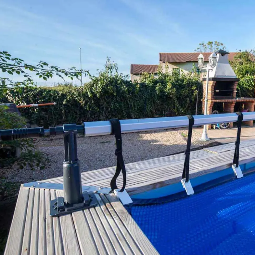 Gre Enrollador para piscina elevada 580 cm