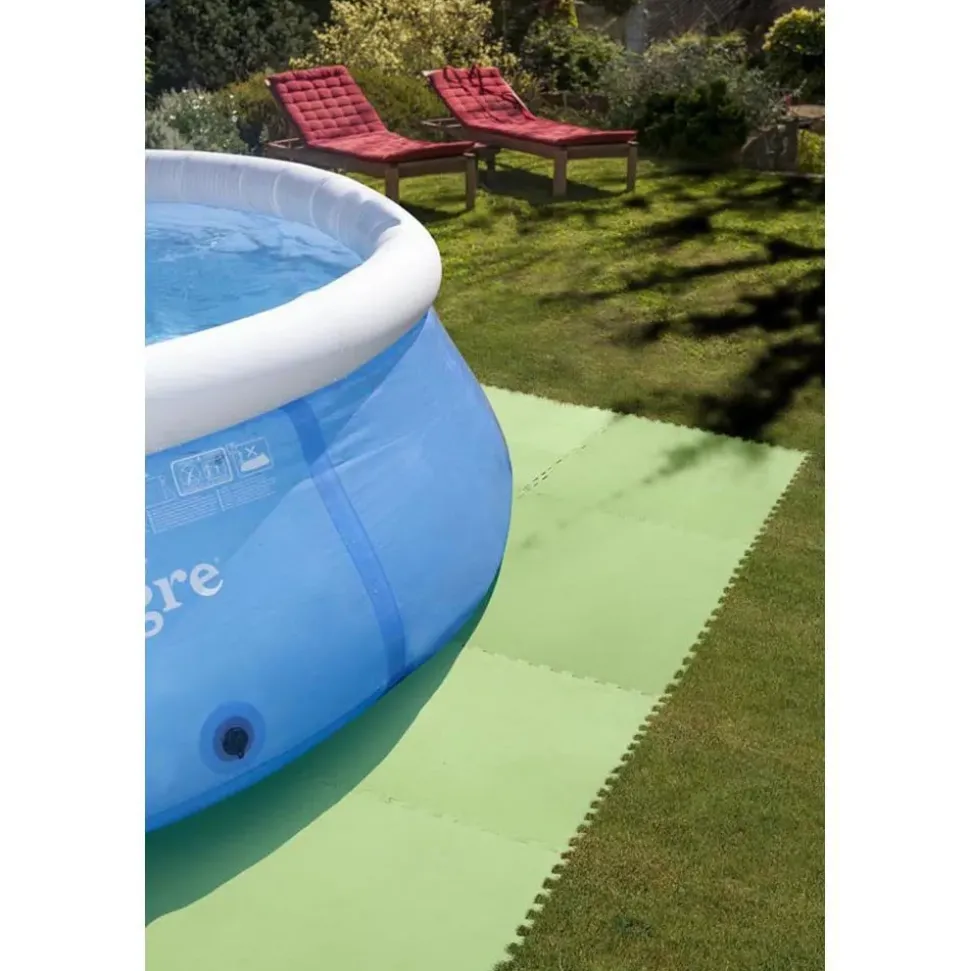 Gre Protector de suelo para piscina 4.5 mm 9 unidades