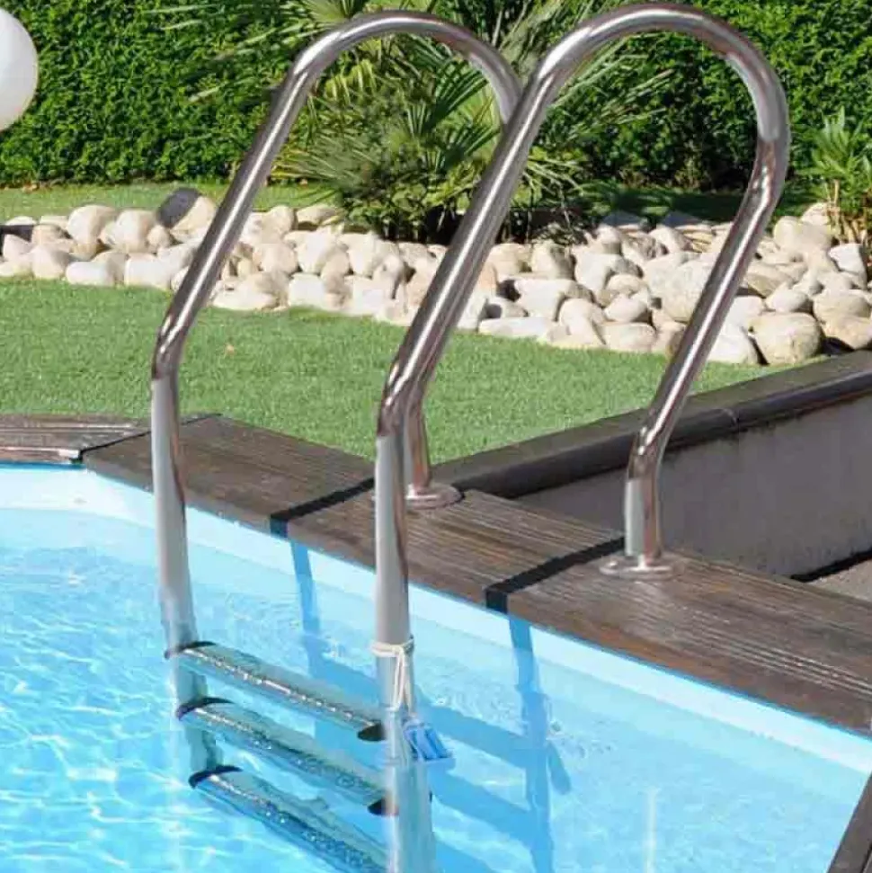 Gre Revestimiento de piscina de madera Bambu 535x335x130 cm