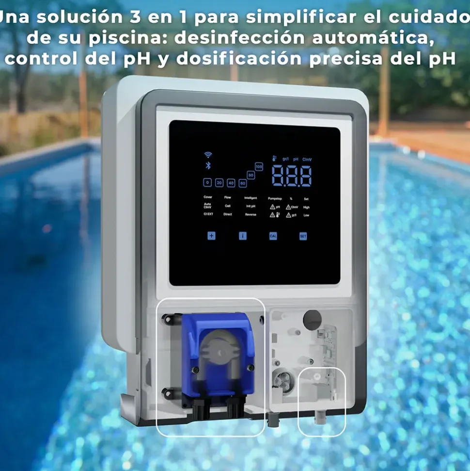 Gre Sistema de cloración salina SWC All In One 7g/h Up to 40m3