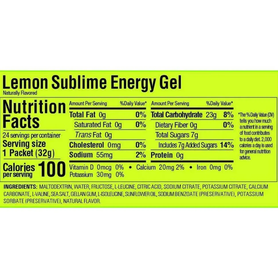 GU Gel energético sublime Limón 32g