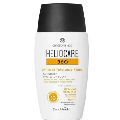 Heliocare Protector solar facial 360 Mineral Tolerance Fluid 50ml
