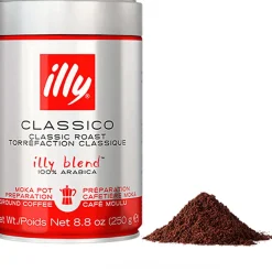 Illy Café molido Classico Arabica Torrefaction Moka 250g