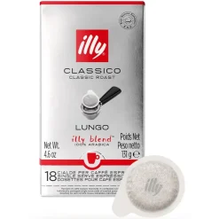 Illy Cápsulas de café Classico Lungo 125g 18 unidades