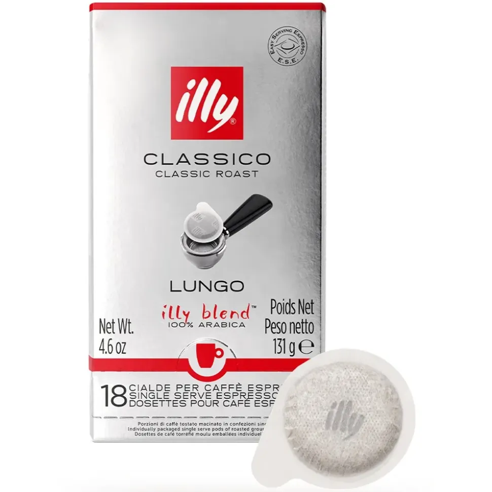Illy Cápsulas de café Classico Lungo 125g 18 unidades