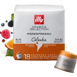 Illy Cápsulas de café Ipso AS Colombia 18 unidades