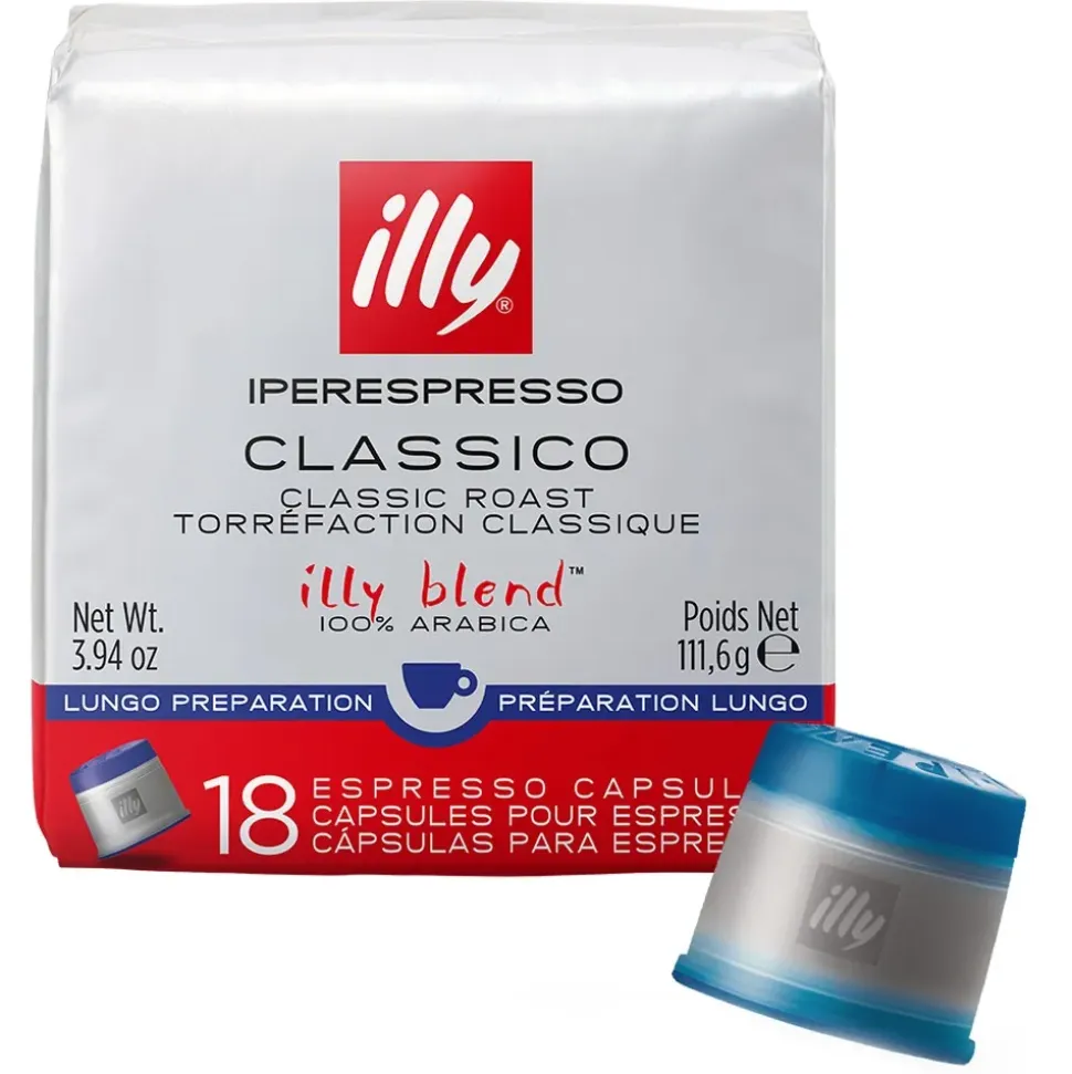 Illy Cápsulas de café Ipso Home Classico Lungo 18 unidades