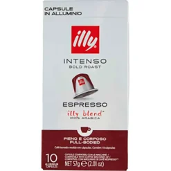 Illy Cápsulas de café Nespresso Intenso