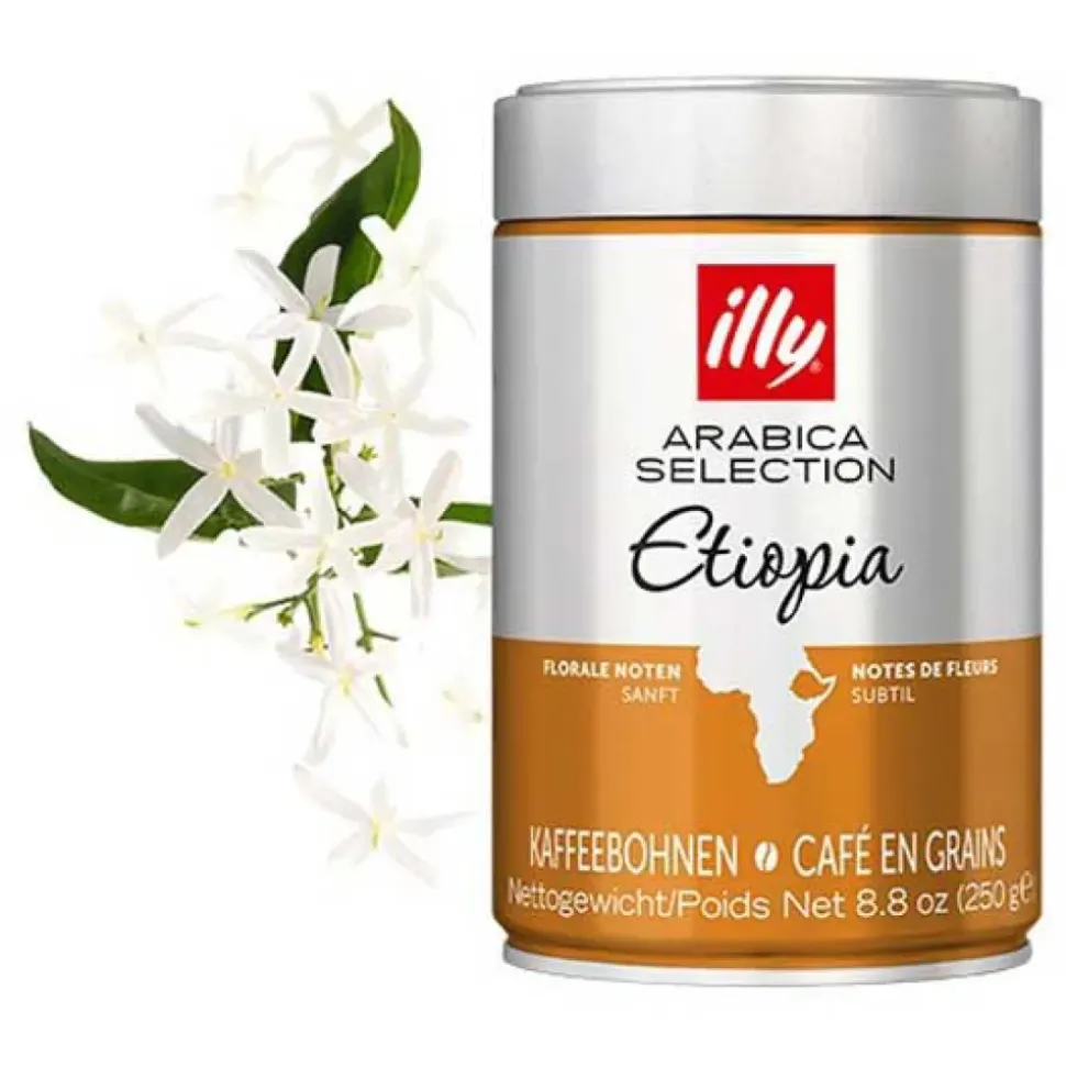 Illy Granos de café de Etiopía 250g