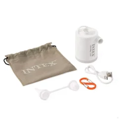Intex Bomba de aire eléctrica Mini LED Light Quick Fill