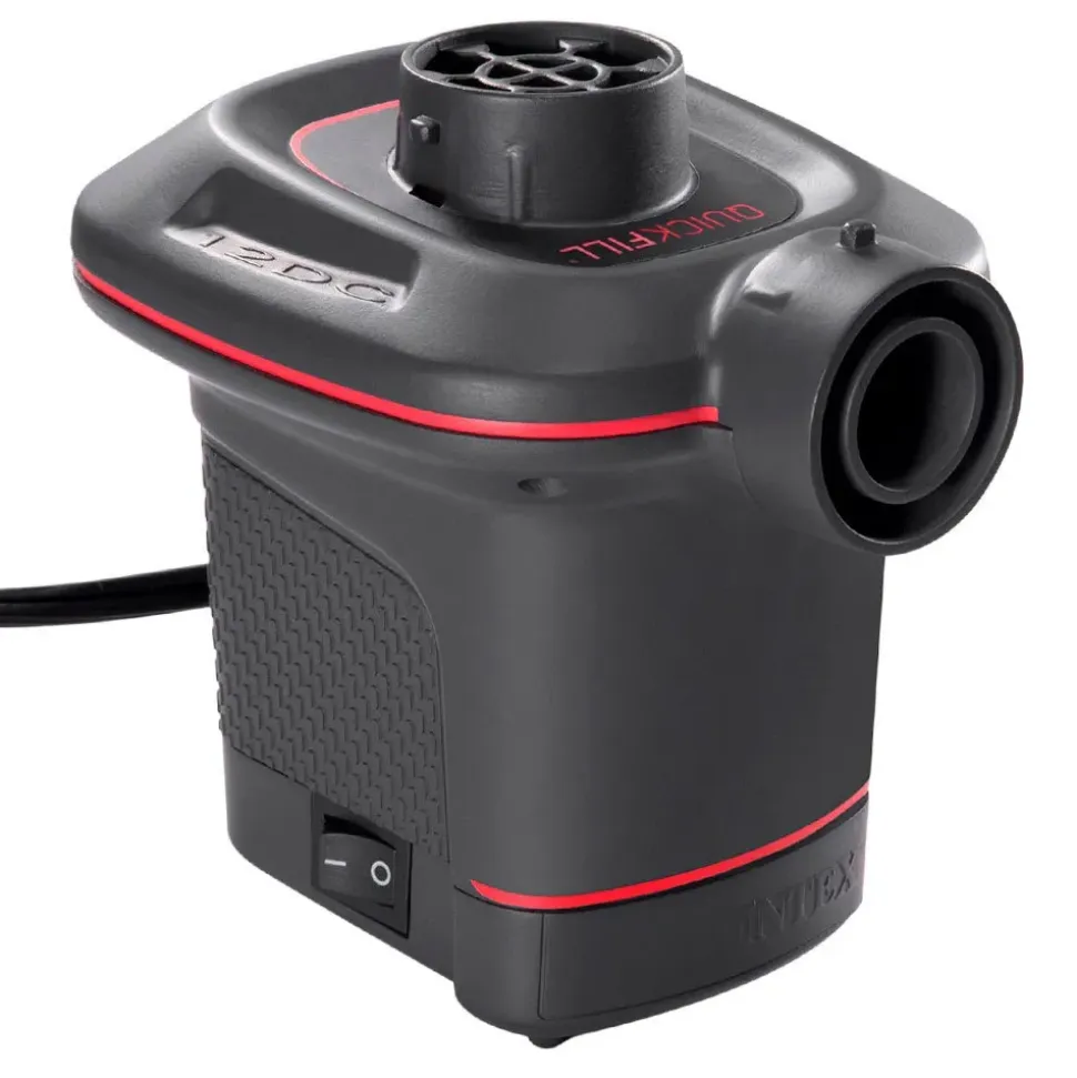 Intex Bomba de Inflado Eléctrica de Relleno Rápido con Adaptador para Automóvil