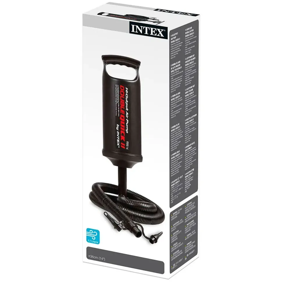 Intex Bomba Manual Doble Rápida II