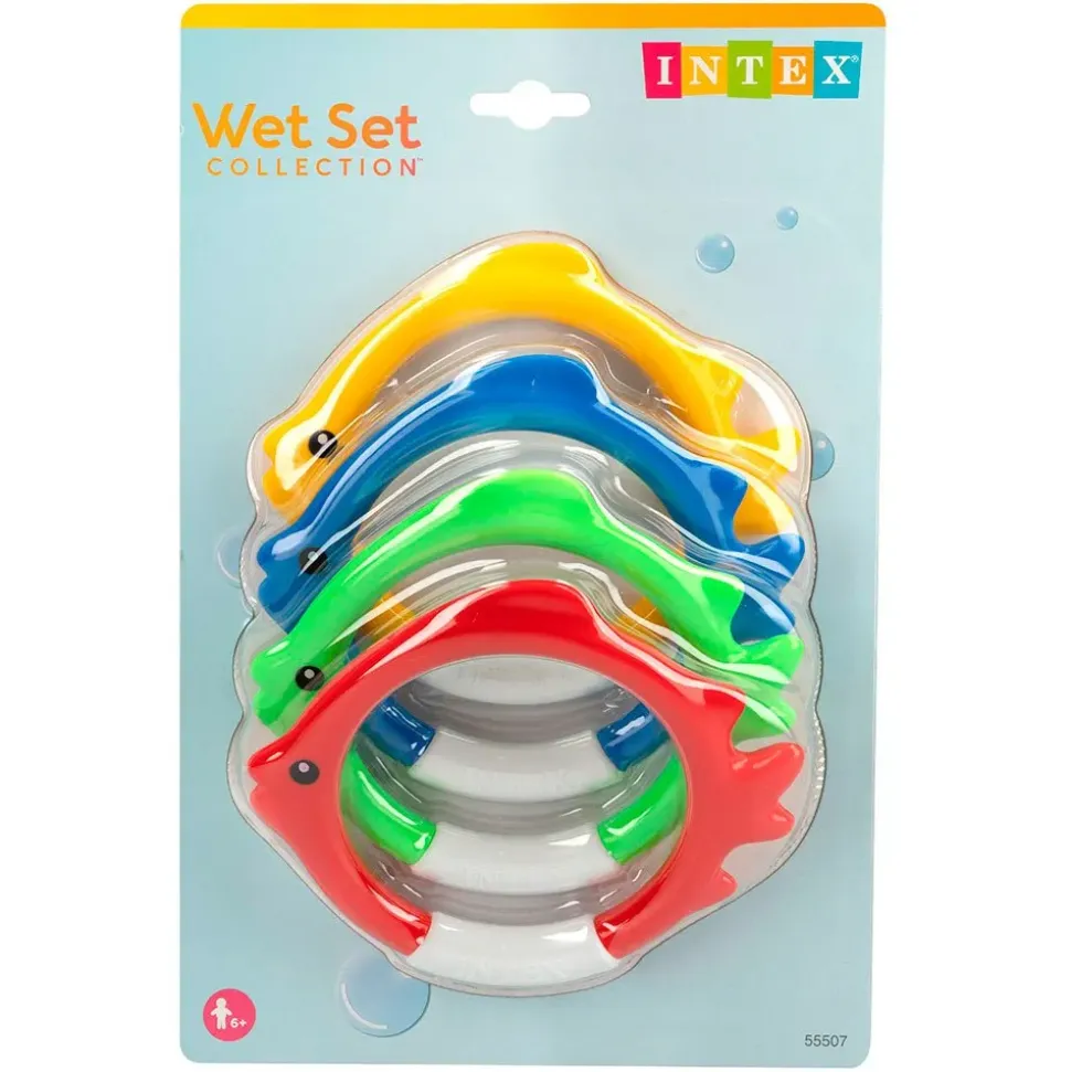 Intex Conjunto de 4 anillos