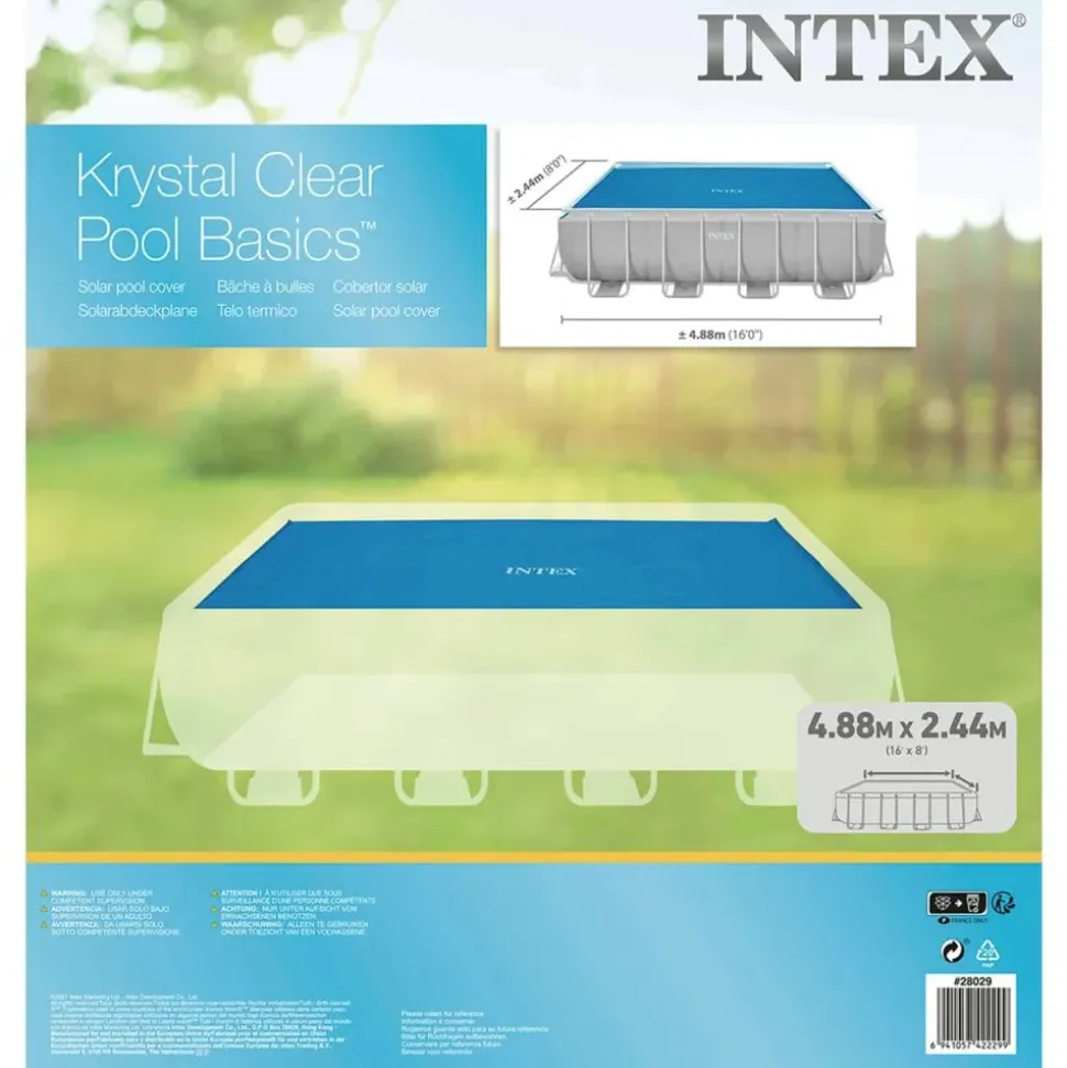 Intex Cubierta de Piscina de Polietileno Solar 476x234 cm