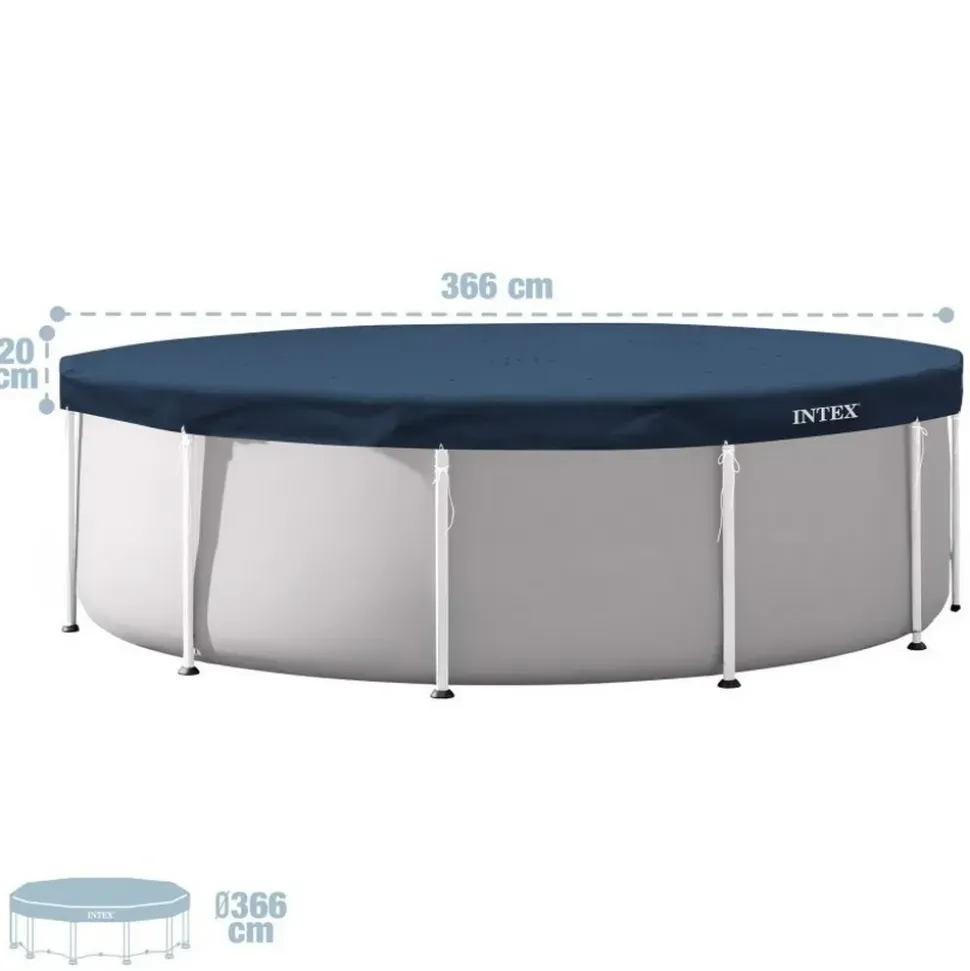 Intex Cubierta de piscina Round All Year