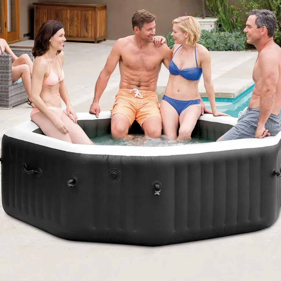 Intex Hot tub Purespa Jets de Masaje de Burbujas Deluxe reacondicionado