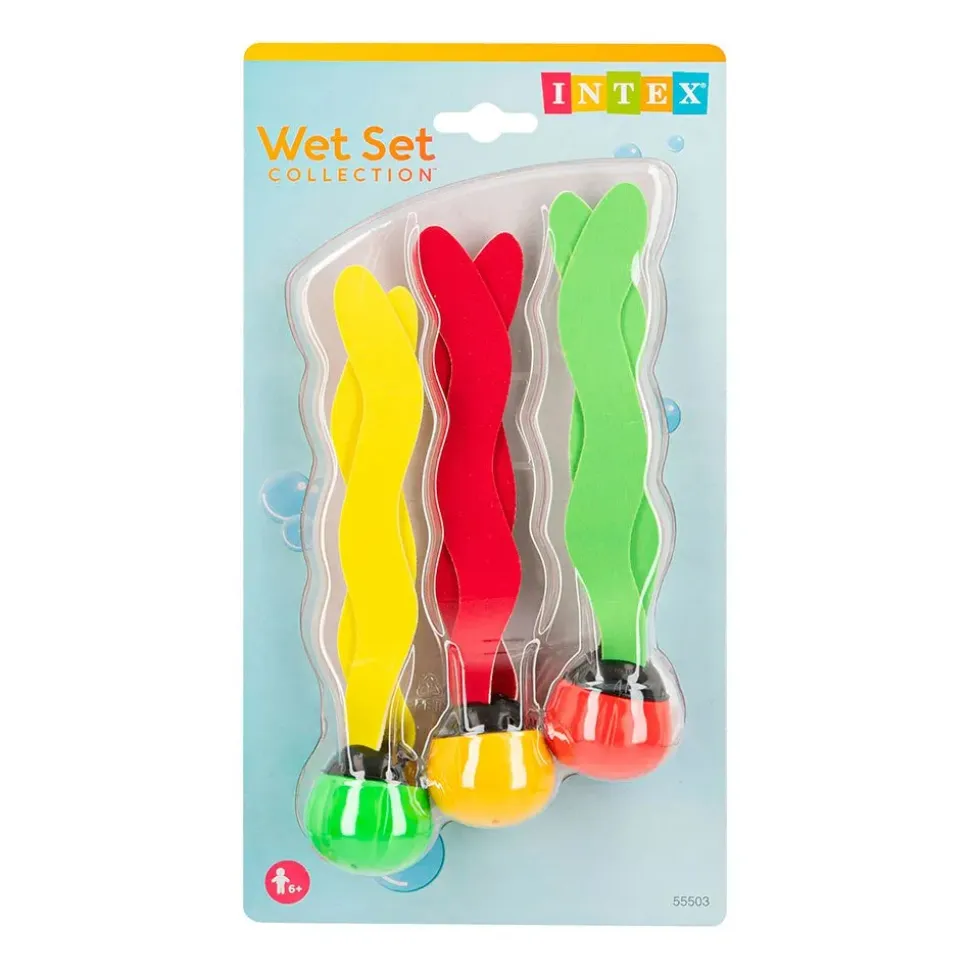 Intex Juego de 3 bolas de algas marinas