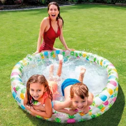 Intex Piscina de 3 anillos de peces reacondicionado