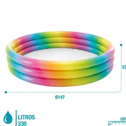 Intex Piscina de Geometría Salvaje