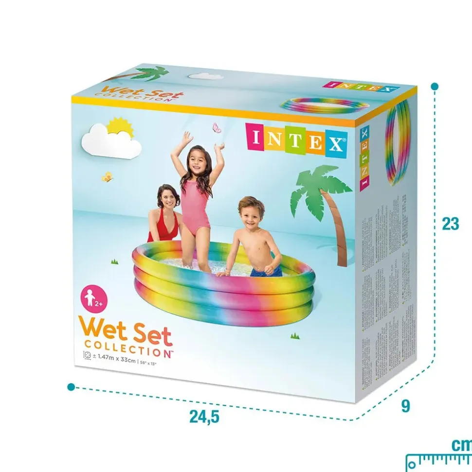 Intex Piscina de Geometría Salvaje
