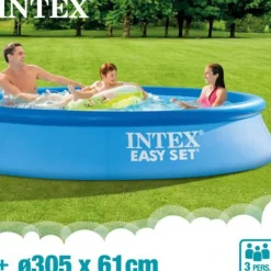 Intex Piscina Easy Set con bomba de filtro de cartucho 305x61cm