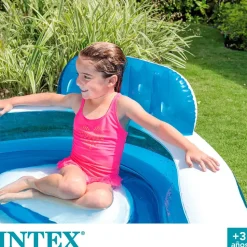 Intex Piscina inflable con asientos