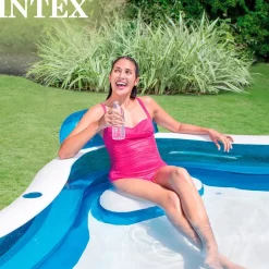 Intex Piscina inflable con asientos