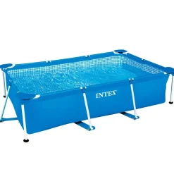 Intex Piscina tubular rectangular Small Frame Collapsible