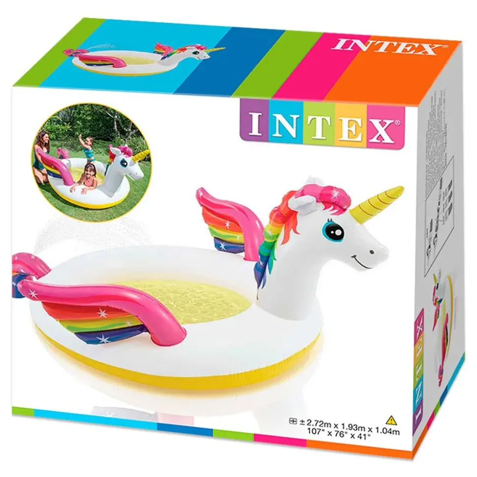 Intex Unicornio con rociador