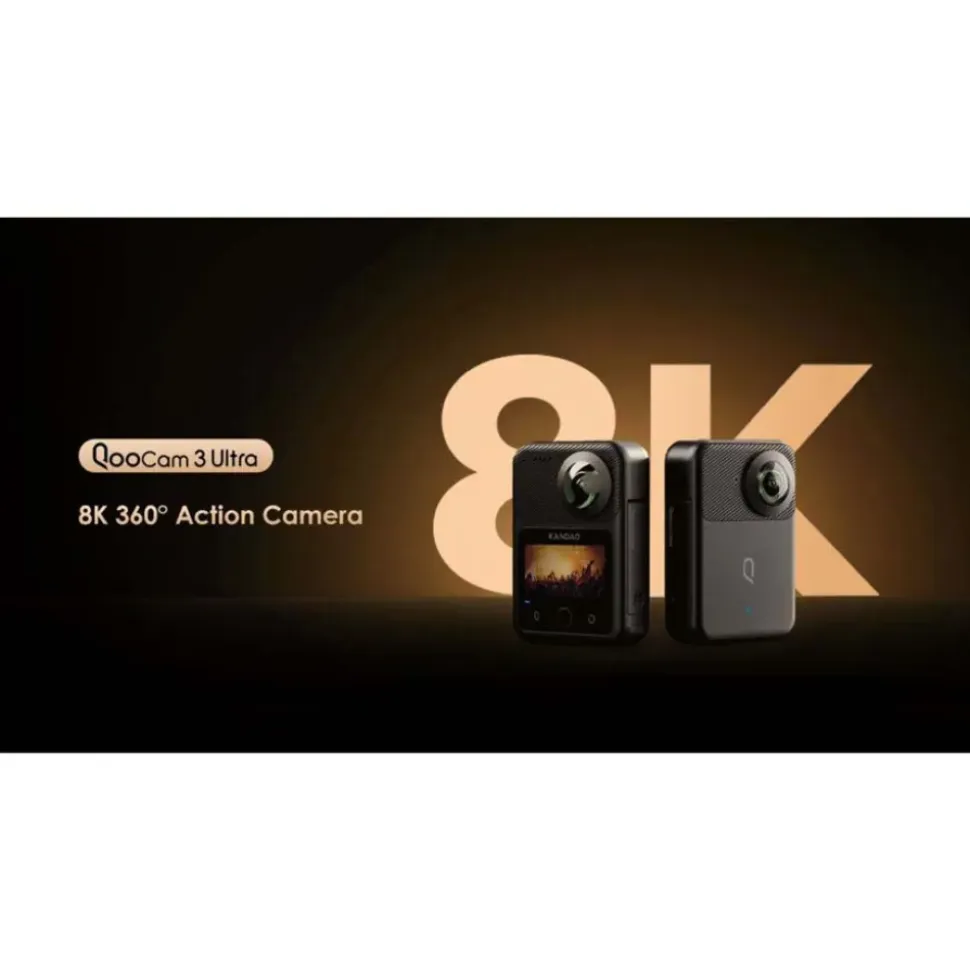 Kandao Cámara deportiva QooCam 3 Ultra 360