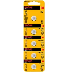 Kodak Batería Max Lithium CR2032 5 unidades
