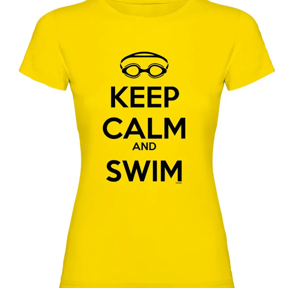 Kruskis Camiseta de manga corta Keep Calm And Swim