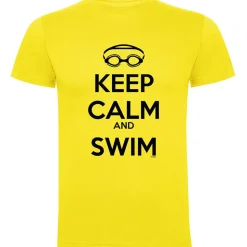 Kruskis Camiseta de manga corta Keep Calm and Swim